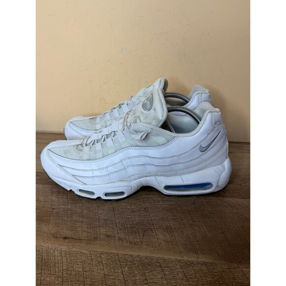 Nike Air Max 95 Essential Air Mens Sneakers Shoes Size 11 White Leather main image 7